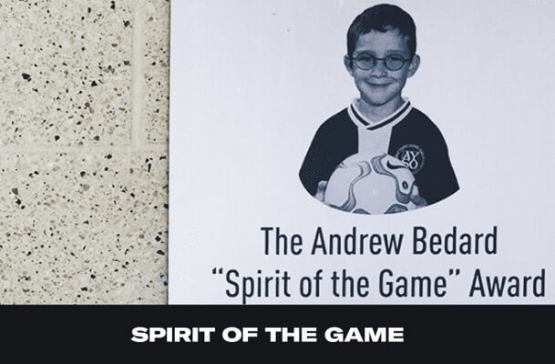 Andrew Bedard Memorial "Spirit Of The Game" Award